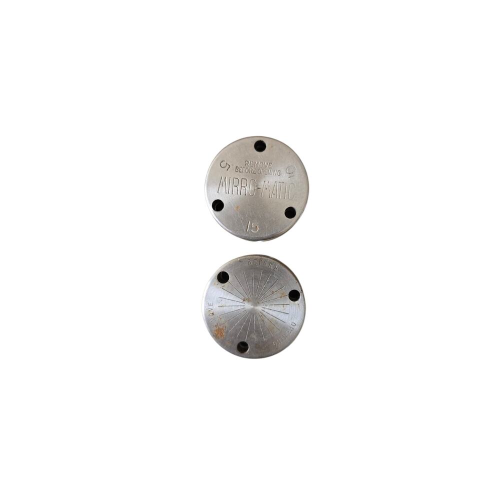 Vintage Mirro Matic Regulator Weights for Pressure Cooker Set of 2